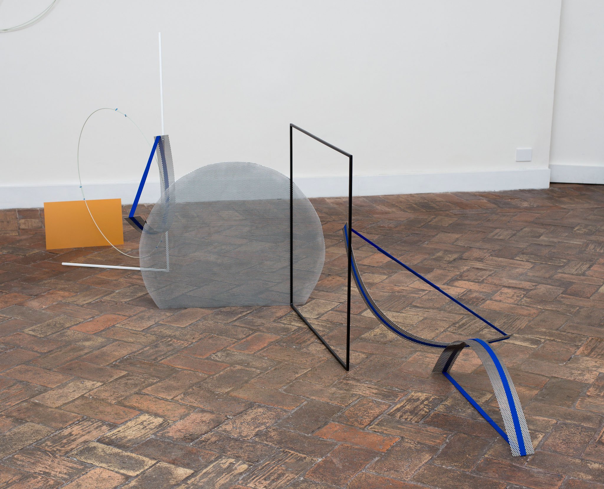 Alice Cattaneo, 'Untitled', 2015, Iron, paint, fiberglass, cable ties, plastic, velcro 140 x 300 x 150 cm .ca. Courtesy Galleria Marie-Laure. Photo: Giorgio Benni.